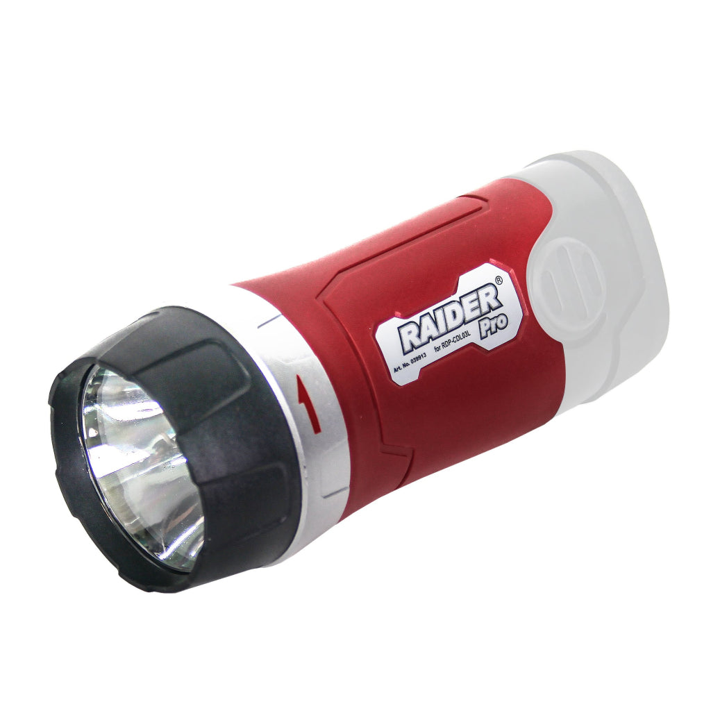 RAIDER Lanterna LED 12V pt. RDP-CDL03L ,fara acumulator Pentru iluminare in zone intunecate Fara baterie