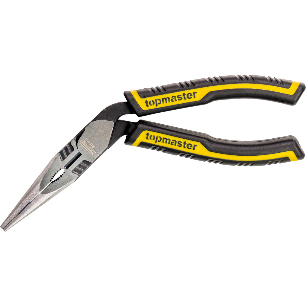 TOP MASTER PRO Cleste varf lung cu cap indoit 200mm TMP Pârghie mare - cu 35% mai puțin efort decât modelul standard Material:otel Cr-Ni Falci cu forma speciala