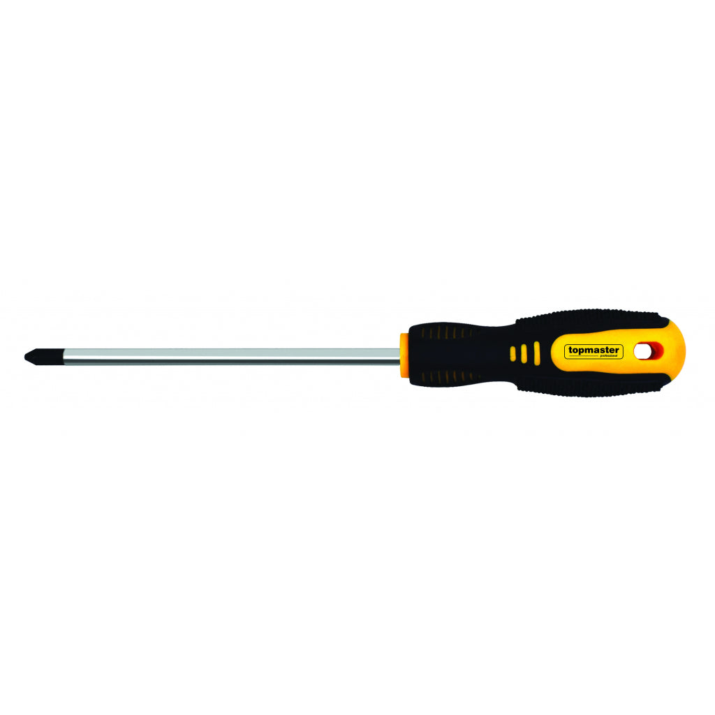 TOP MASTER PRO Surubelnita philips PH0X100mm CR-V TMP Cap magnetic Maner bi-material pentru o aderenta si confort sporite