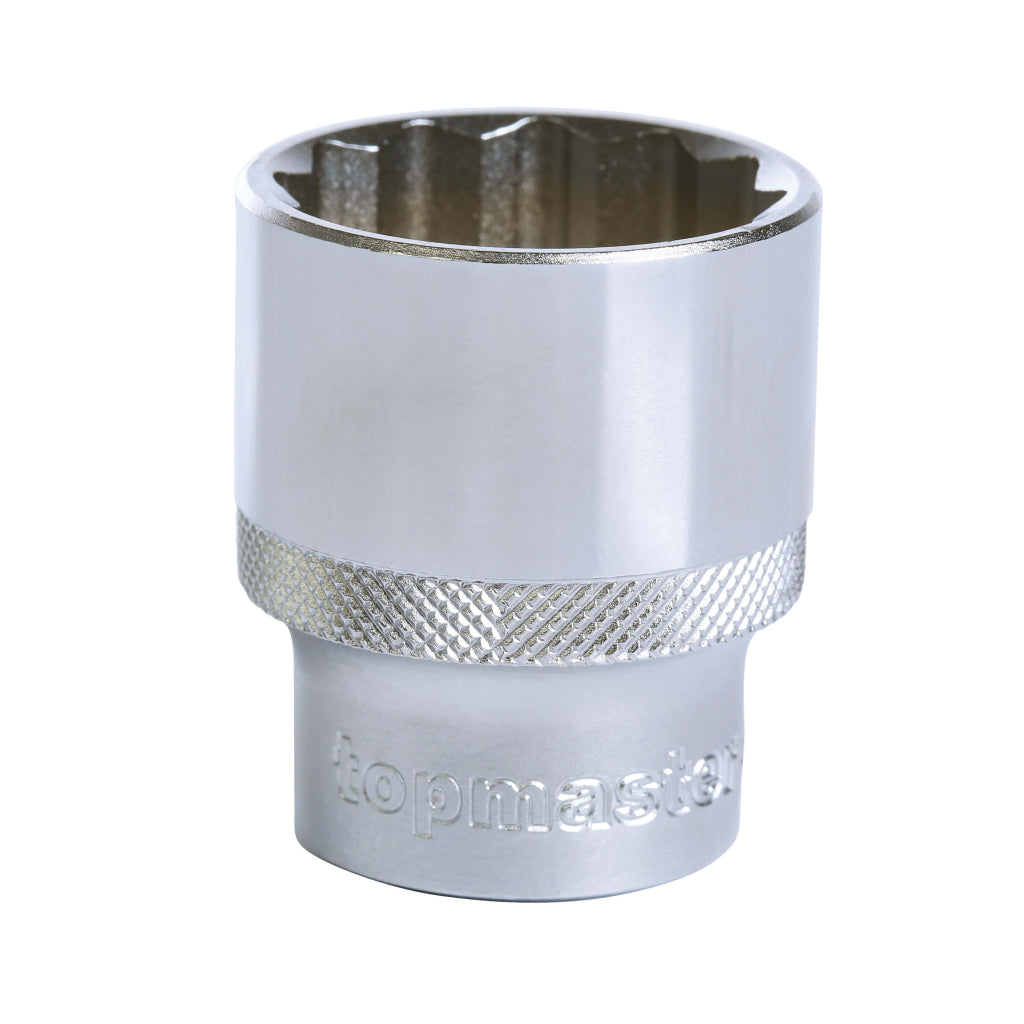 TOP MASTER PRO Tubulara 12pcte. s 1/2"х18mm CR-V TMP Material: otel crom-vanadiu de inalta calitate 50BV30 Standard - DIN3124 Cu acoperire anticoroziune