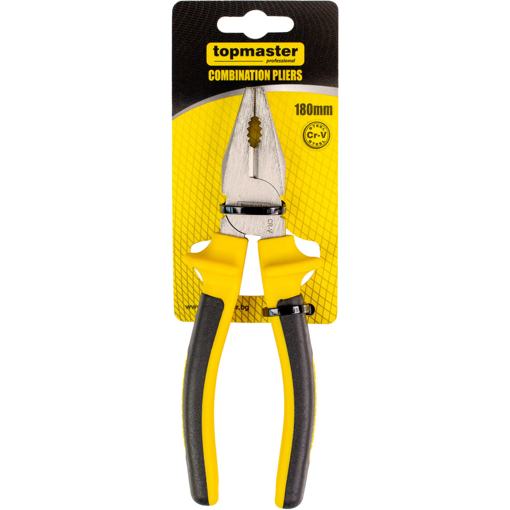 TOP MASTER PRO Cleste combinat 180mm CR-V TMP Material:otel crom-vanadiu Muchii calite prin inductie