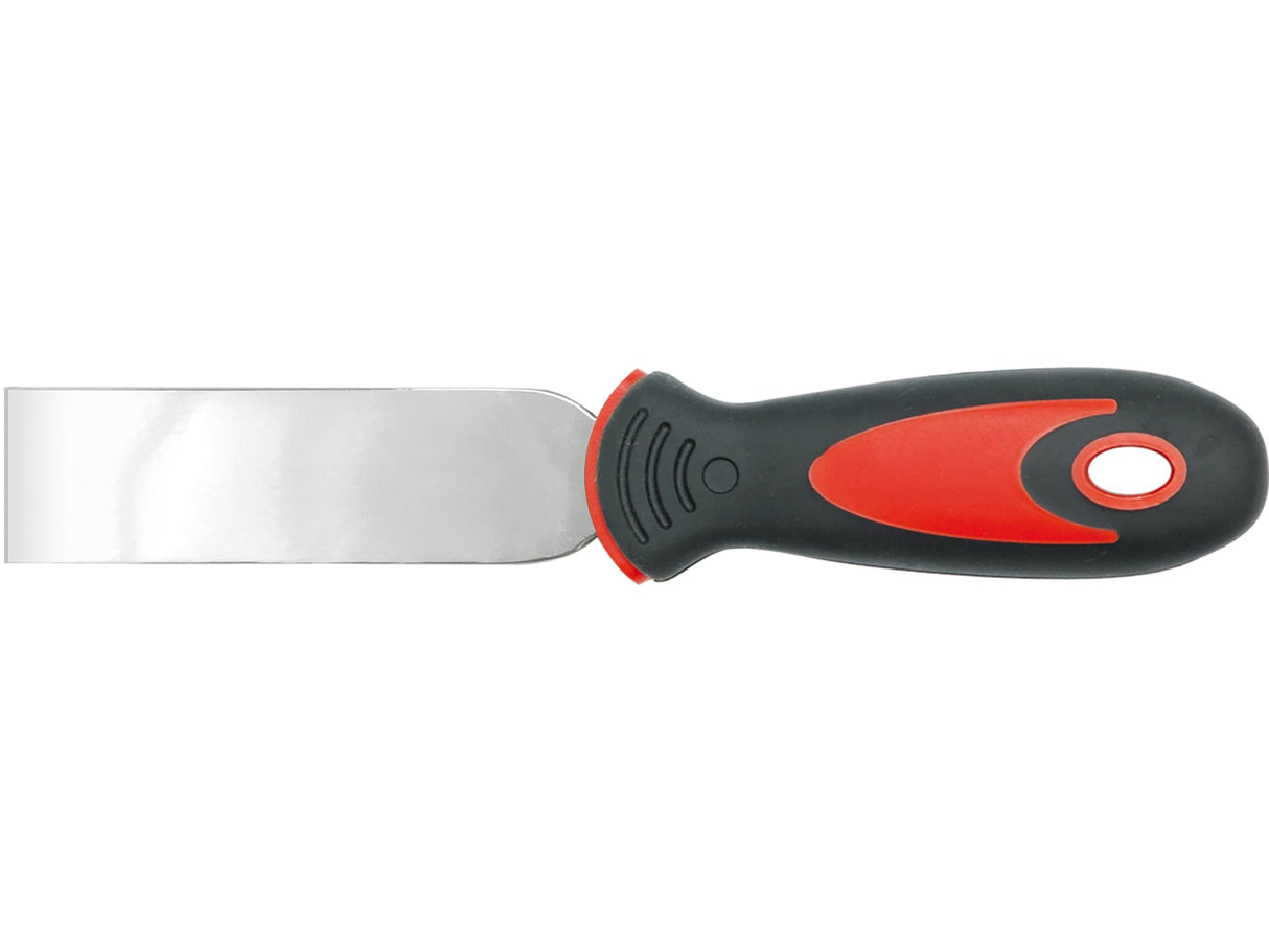 VOREL 05912 ROZSDAMENTES ACÉL SPATULÁT, KÉTSZÍNŰ NYÉLLEL, 4 CM