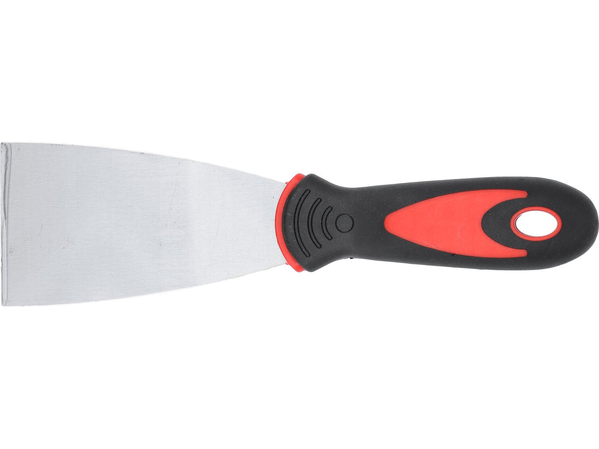 VOREL 05914 ROZSDAMENTES ACÉL SPATULÁT, KÉTSZÍNŰ NYÉLLEL, 6 CM