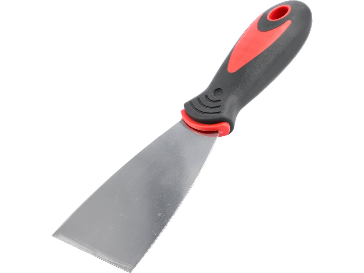 VOREL 05914 ROZSDAMENTES ACÉL SPATULÁT, KÉTSZÍNŰ NYÉLLEL, 6 CM