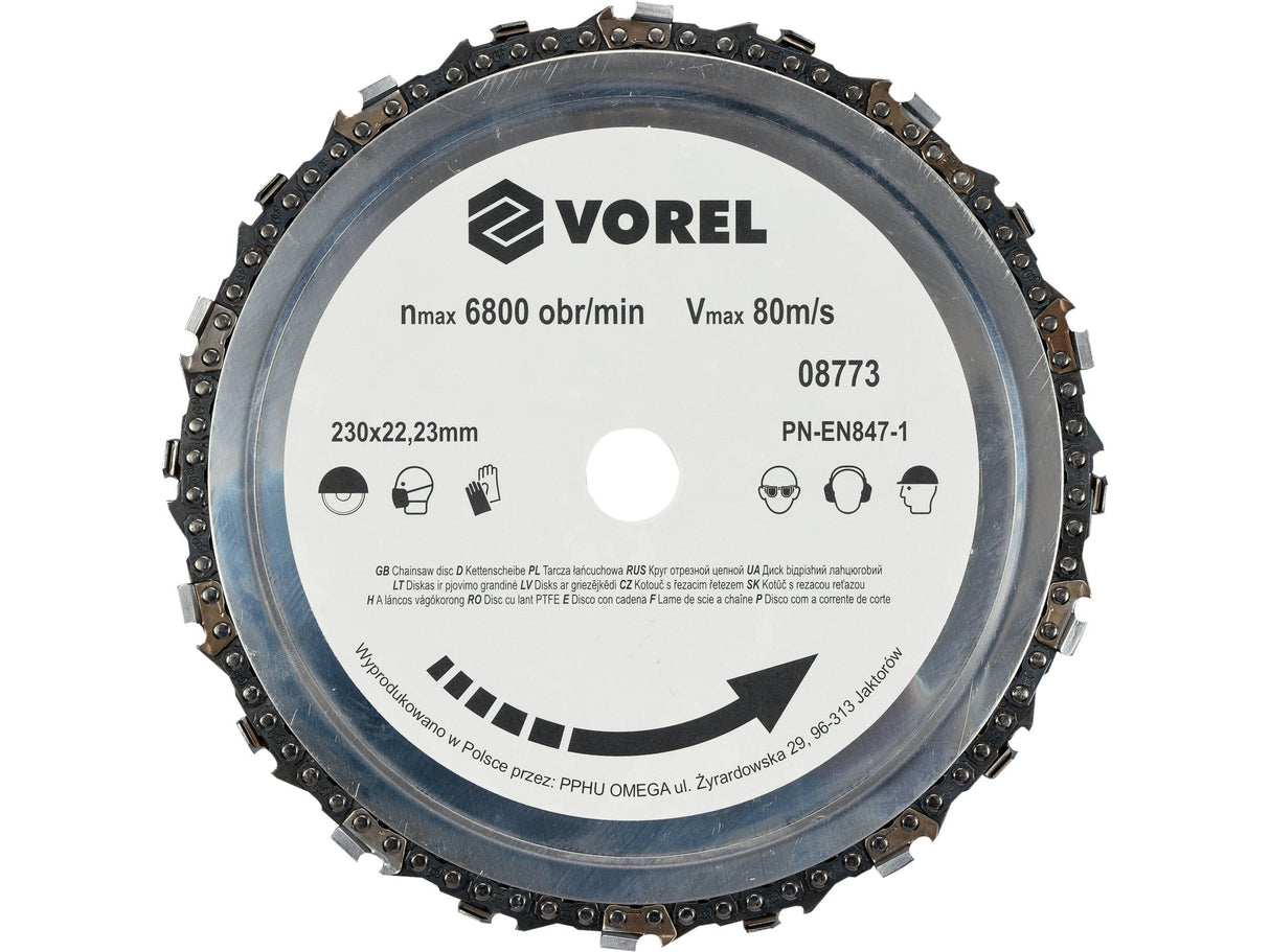 DISC CIRCULAR PENTRU VOREL 08773 LEMN 230 MM