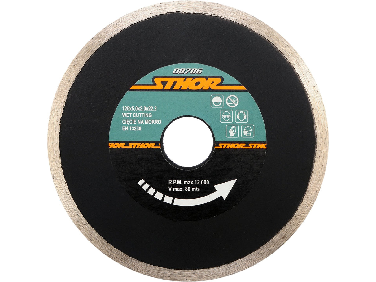 DISC DIAMANTAT CONTINUU STHOR 08786 125X2.0MM H5 DISC DIAMANTAT CONTINUU 125X2.0MM H5