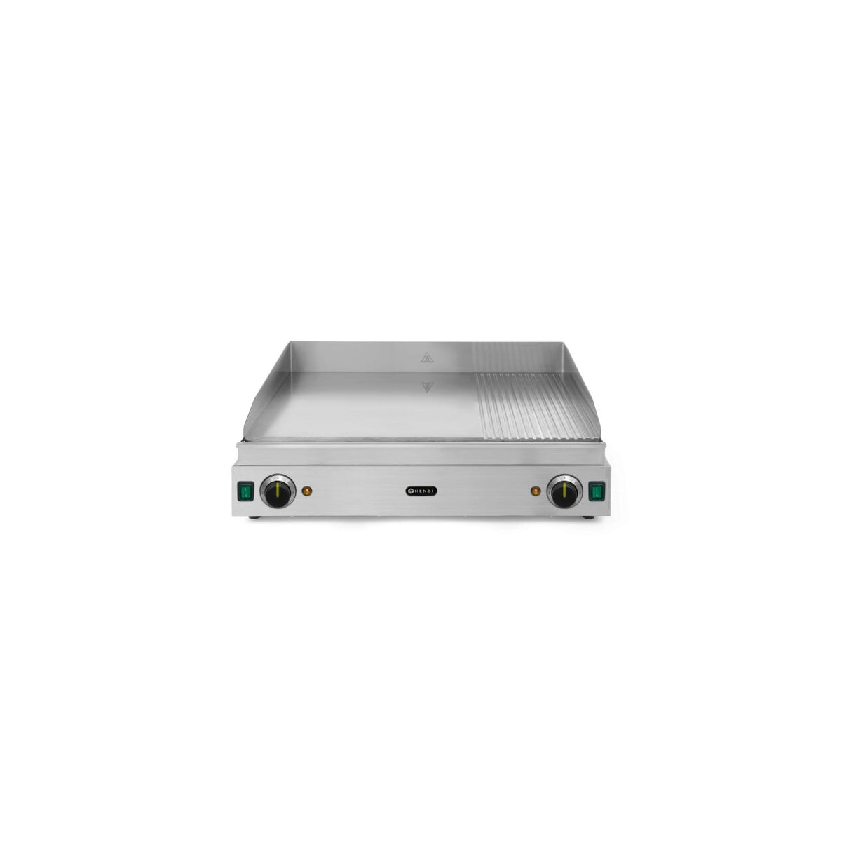 Gratar electric 2/3 neted, 1/3 striat Hendi Blue Line, 3500 W, 720x530x(H)250 mm, potrivit si pt uz profesional