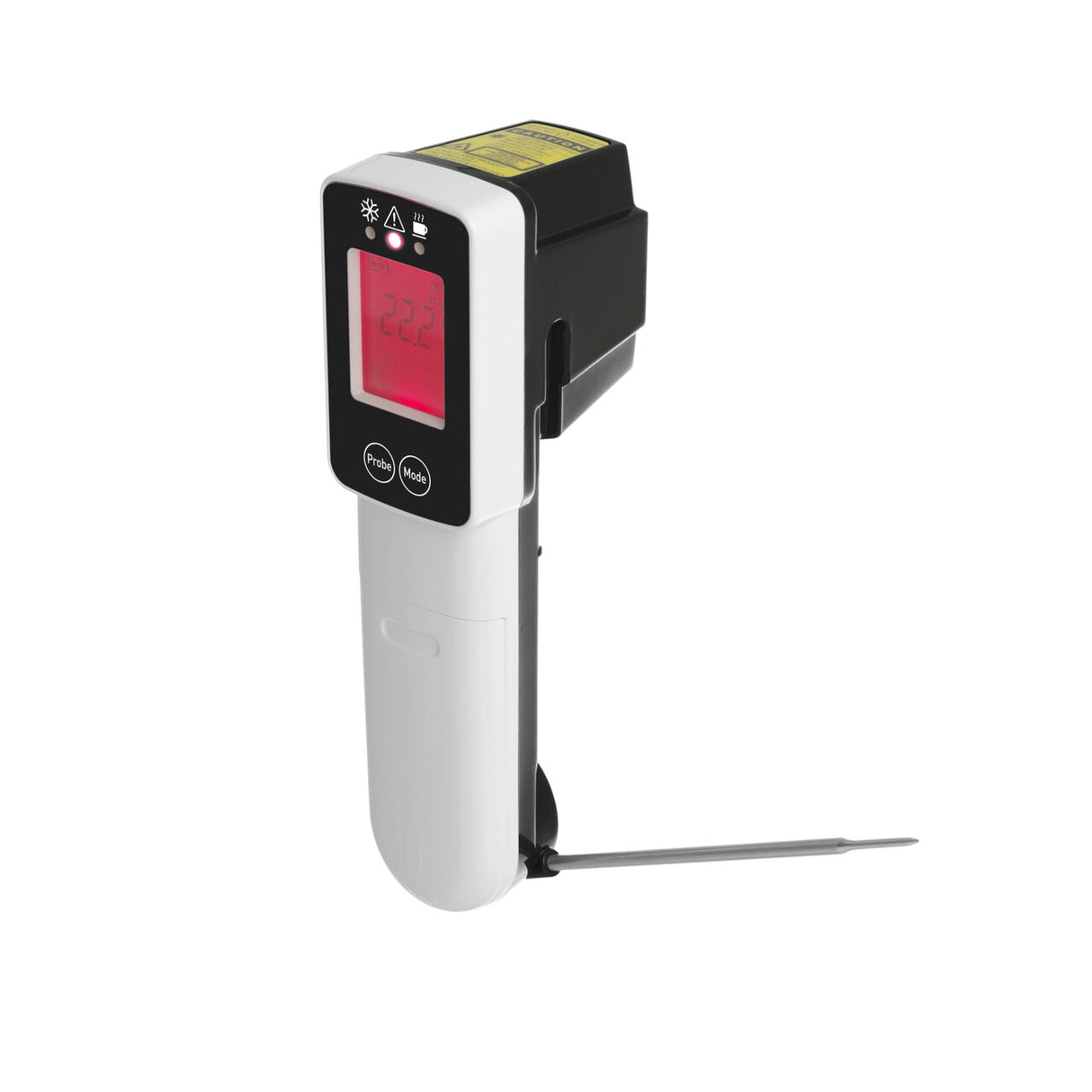 Termometru de bucatarie profesional cu infrarosu si sonda Hendi, gradatie de la -60 pana la 350 C, 39x53x(h)158 mm