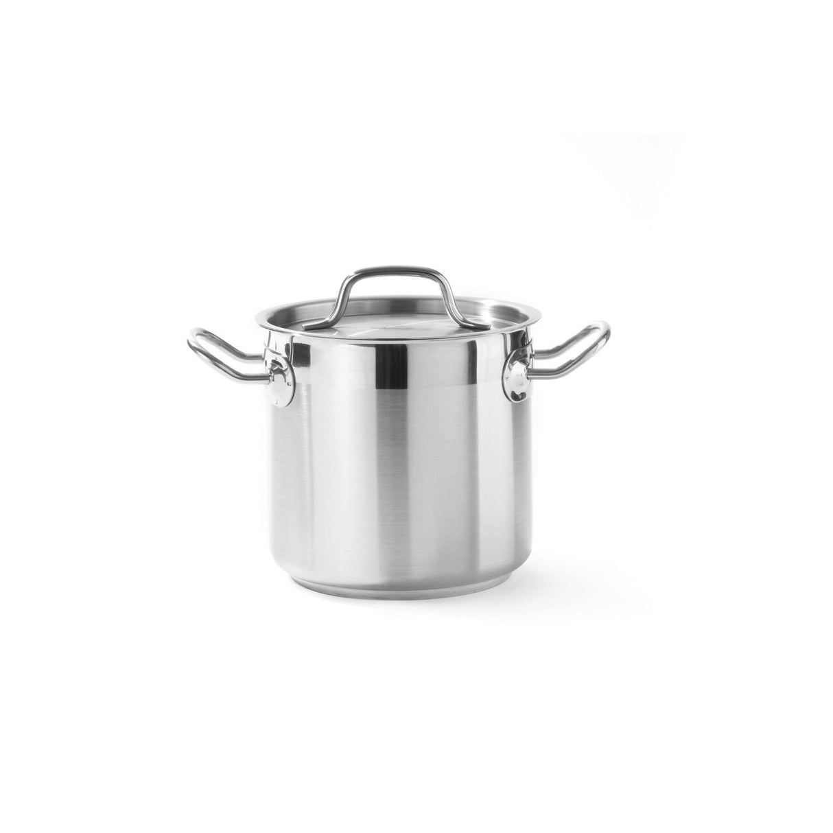 Oala cu capac 10 Lit,24 cm diametru x22 cm inaltimea , inox 18/8, gama Hendi Profi Line