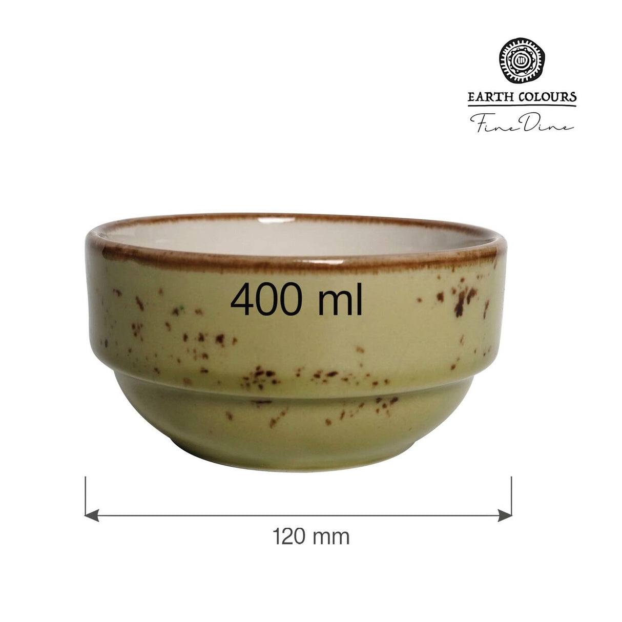 Bol stivuibil Olive 120 mm, 400 ml Fine Dine