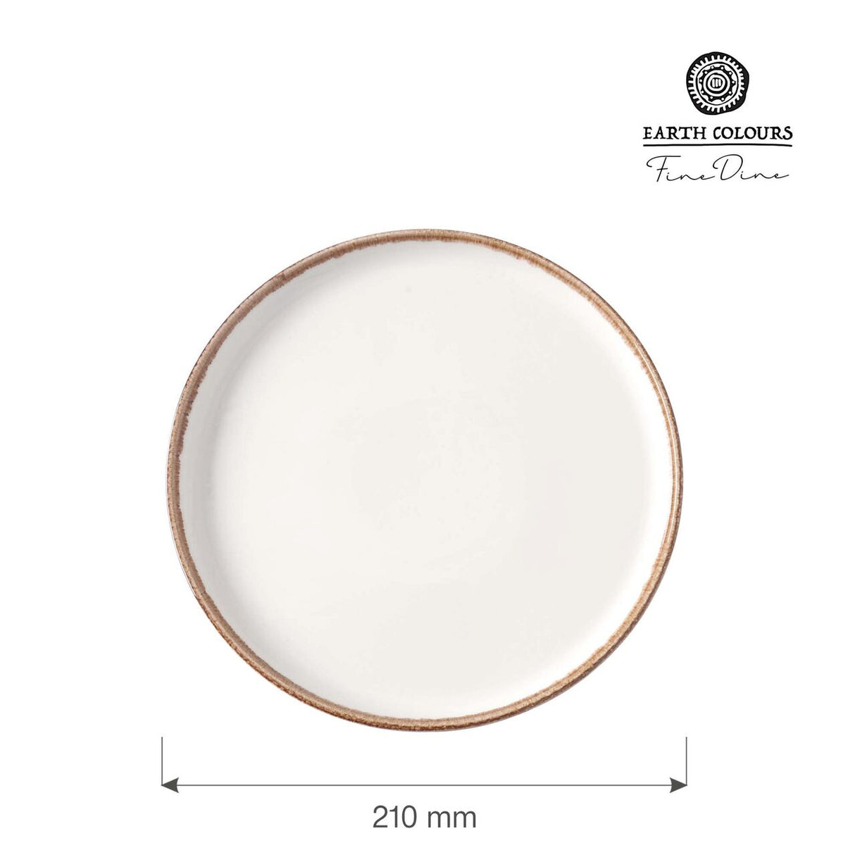 Farfurie cu margine inalta Vanilla, 210 mm Fine Dine
