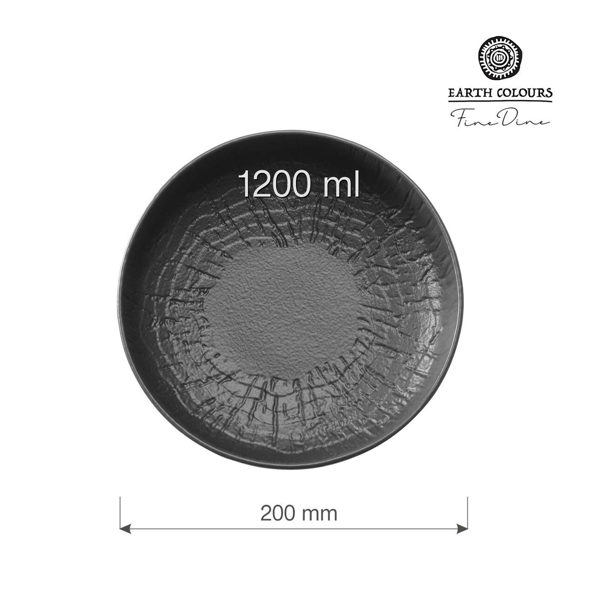 Bol putin adanc Crust, 200 mm, 1200ml Fine Dine