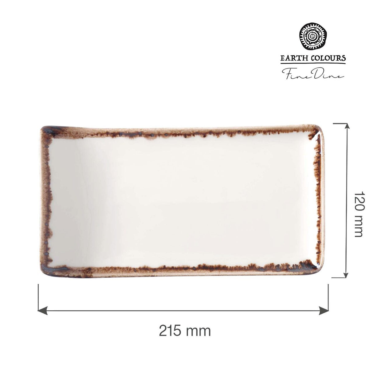 Farfurie de servire Vanilla, 215x120 mm Fine Dine