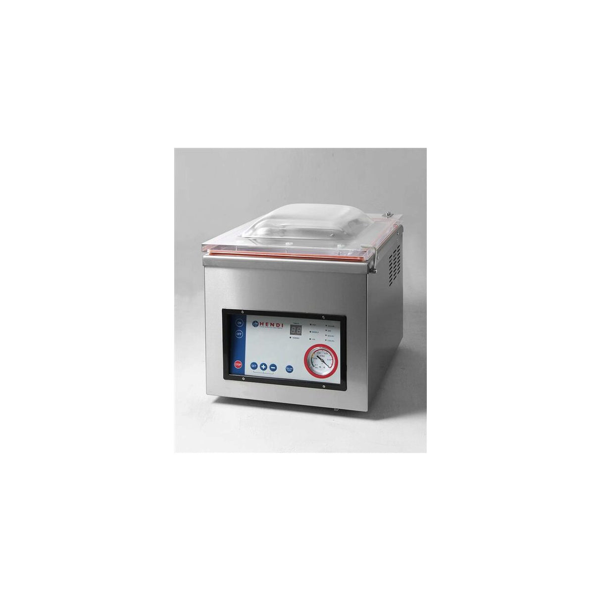 Masina de ambalat cu camera vacuum -Banda lipire 350 mm