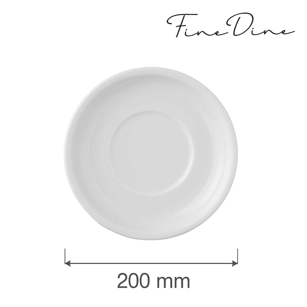 Farfurie Bianco, 200 mm Fine Dine