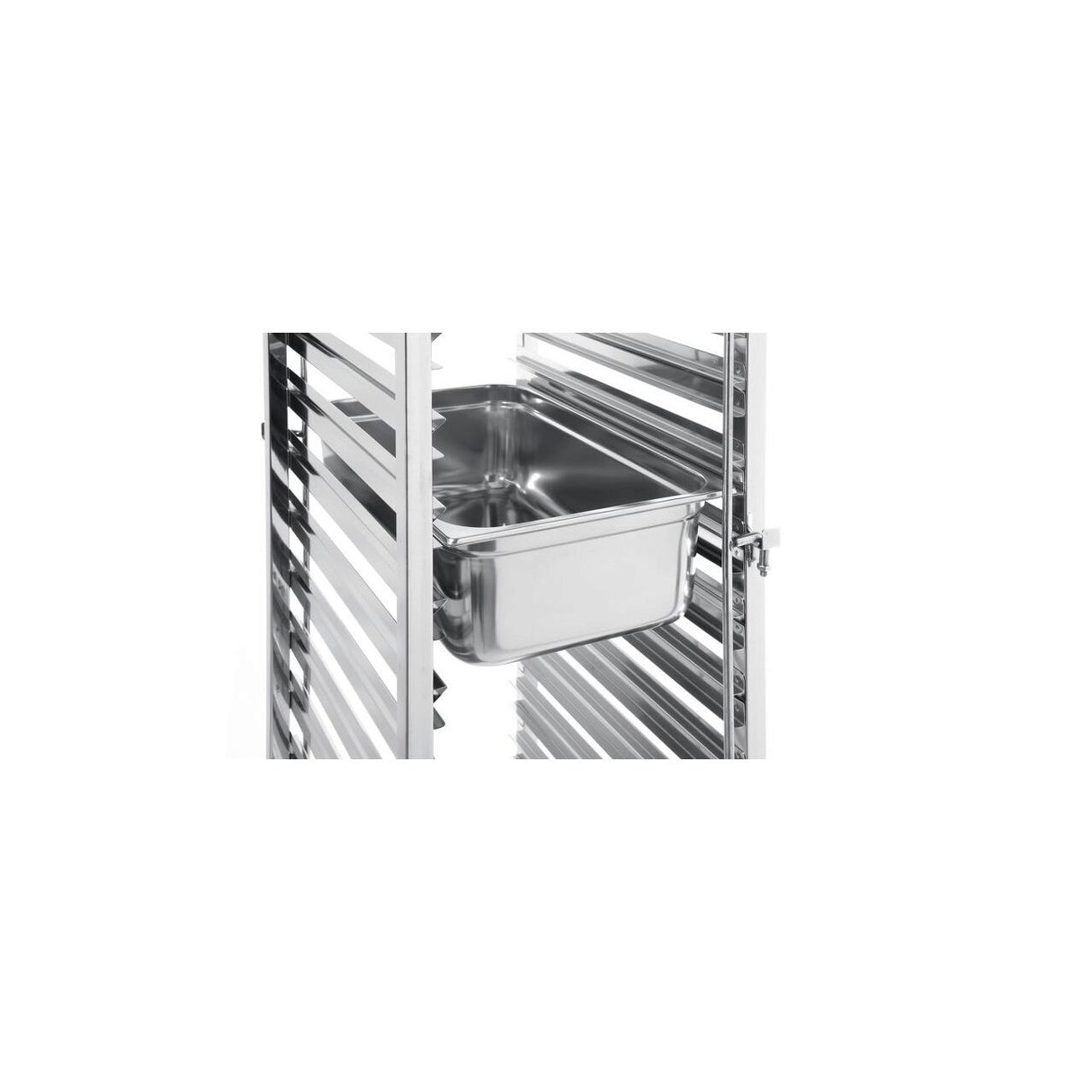 Carucior debarasare tavi, capacitate 15 tavi x GN 1/1(530x325mm), inox, 615x450x(H)1695 mm, Hendi