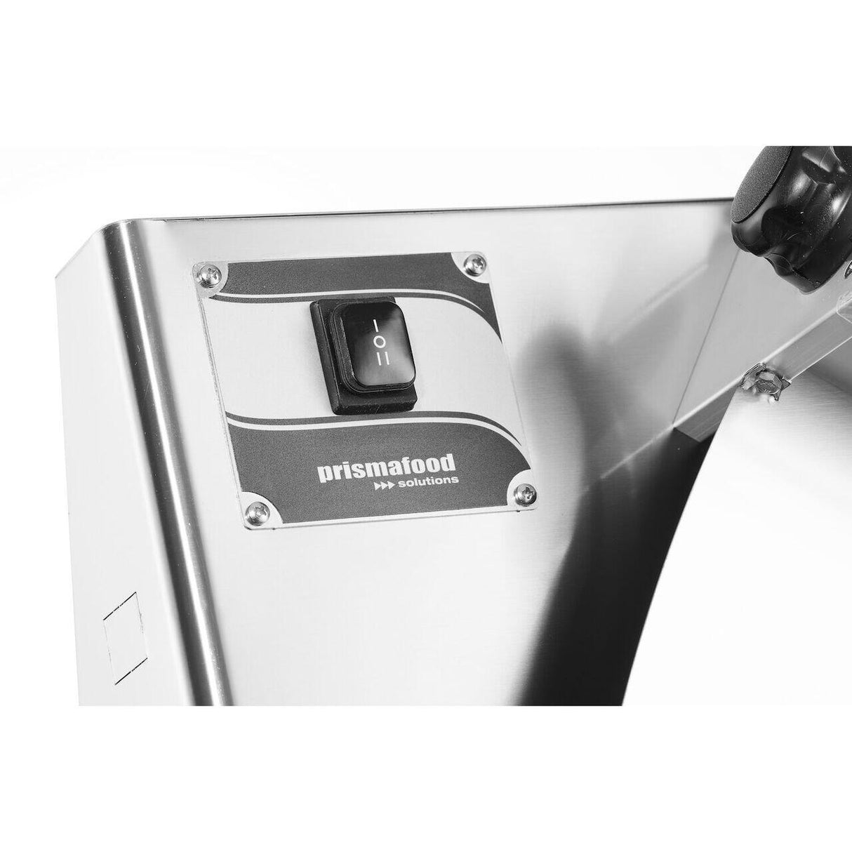 Aparat electric pentru formatare aluat de pizza sau paste Prismafood 400 cu 2 perechi de role, greutate portie de aluat 0,21-0,70 kg, 230V/250W, 585x435x(H)790mm