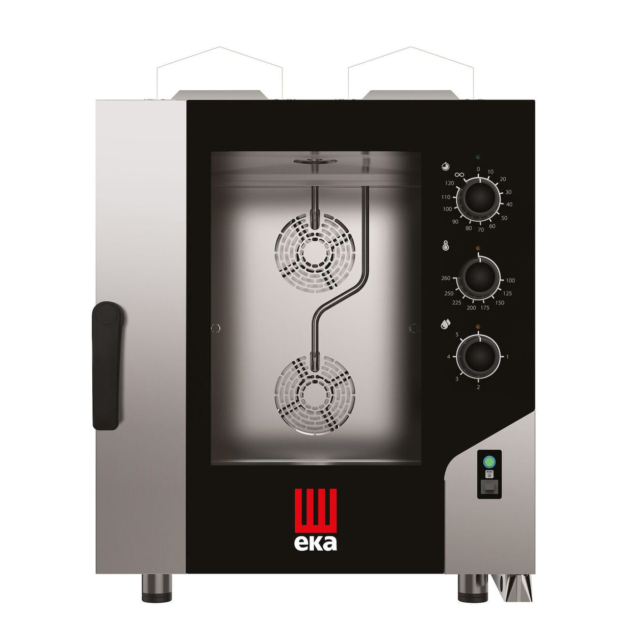 Cuptor pe gaz cu convectie-abur Millennial Smart Gastro, 7x GN 1/1 - control electromecanic, Tecnoeka, 230V/500W, 13500kW, 730x855x(H)951mm