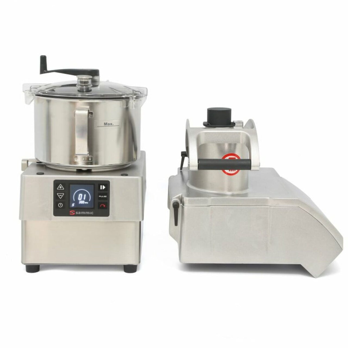 Masina multifunctionala profesionala SAMMIC CK-35V, bloc motor + taietor legume