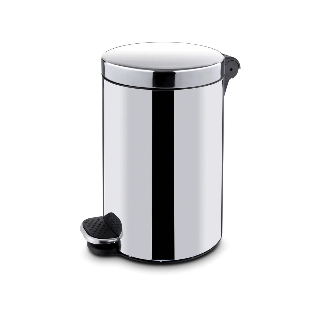Cos de gunoi rotund cu pedala, inox, 30L,ø300x(H)650mm