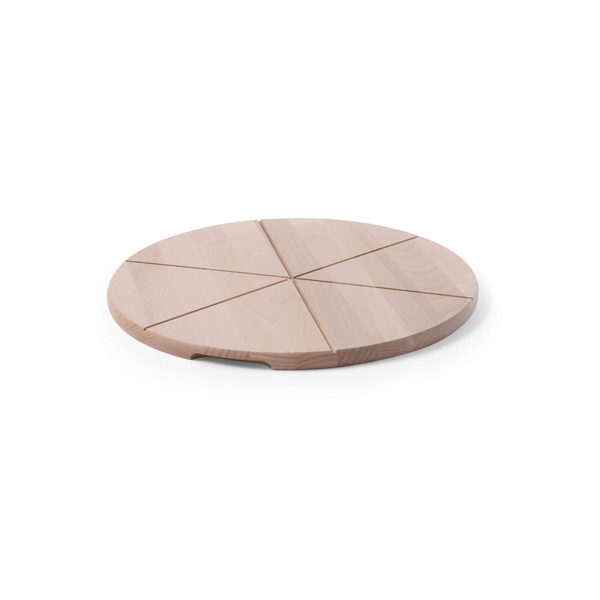 Platou / Planseta pizza, lemn de fag, 350 mm, compartimentata, Hendi