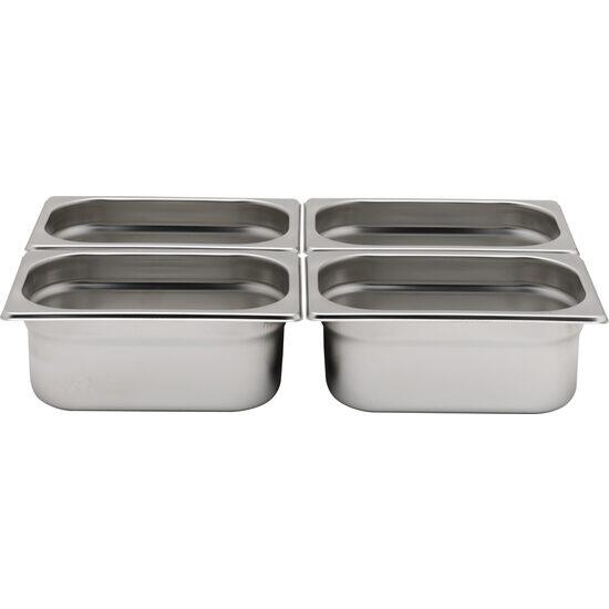 Tava Hendi Gastronorm GN 1/4 200 mm 5.5 lt - gama Profi Line, otel inoxidabil