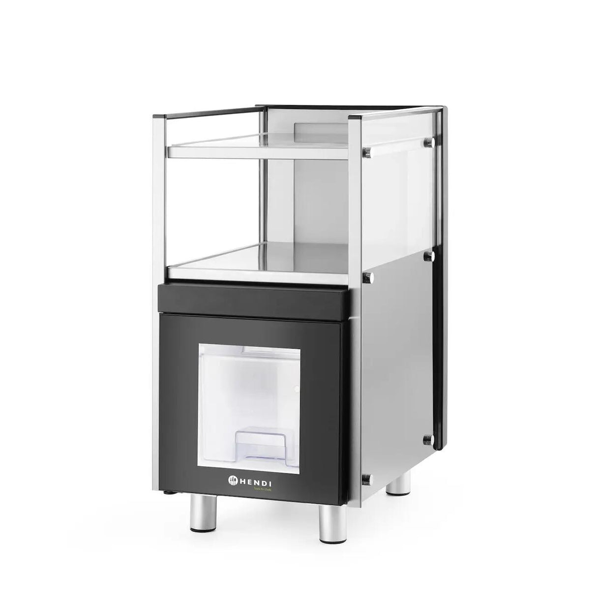 Frigider pentru lapte cu incalzitor de pahare, Hendi, 3,5L, 220-240V/168W, 313x442x(H)613 mm