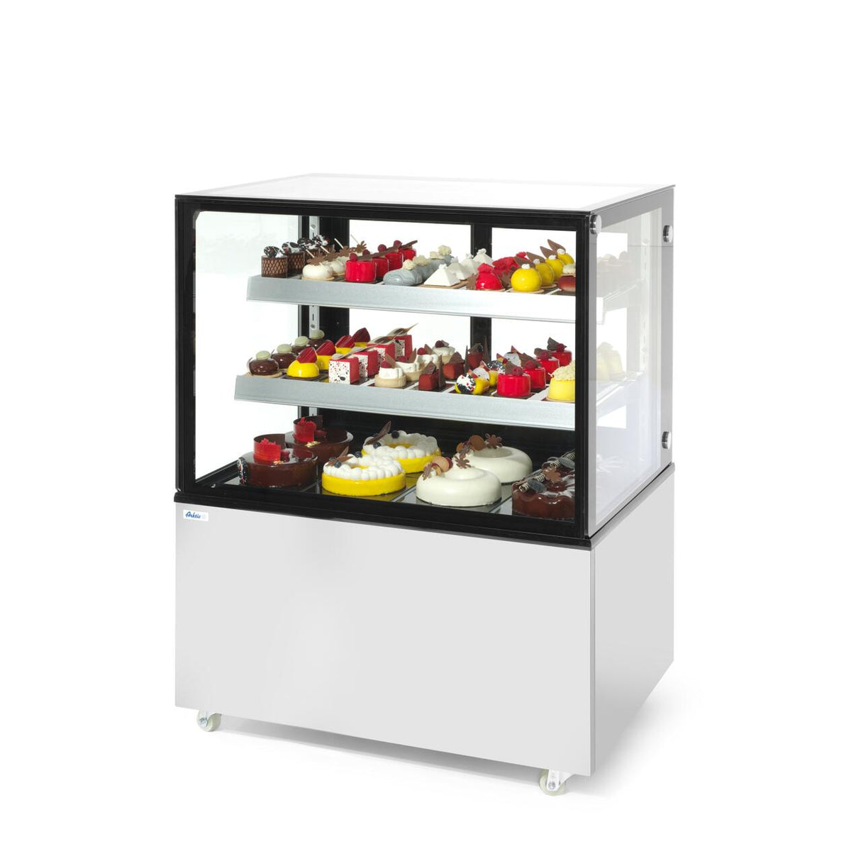 Vitrina frigorifica de prezentare interval temp. 2/6°C, corp inox, 610 litri, 500 W ARKTIC by Hendi, 1815x675x(H)1210 mm