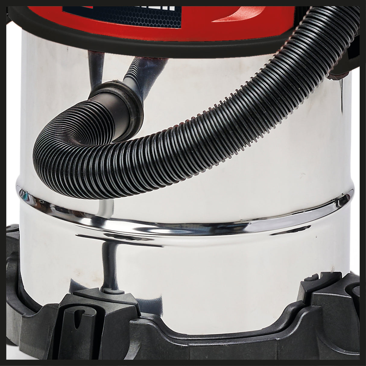 Einhell TC-VC 1812 S száraz/nedves porszívó (1250 lóerő, 36 mm-es tömlőrendszer, 12 literes rozsdamentes acél tartály, habszűrő, meghosszabbított fúvókák)