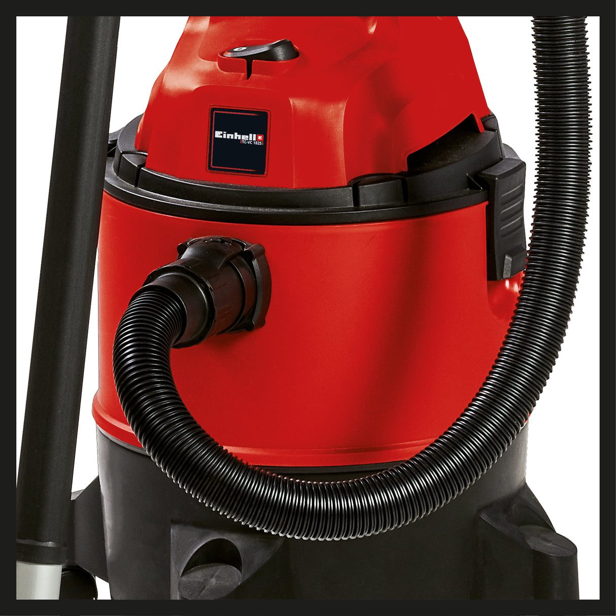 Einhell TC-VC 1825 száraz/nedves porszívó (1250 W, 25 literes tartály, lefújó csatlakozó, műanyag tömlővel/szívócsővel, szőnyegekhez/sima padlókhoz + résekhez való fúvókákkal, hosszú élettartamú/habszűrővel)