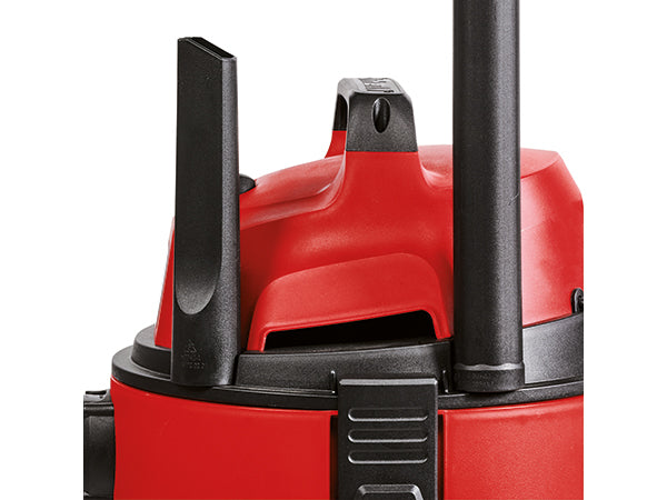 Einhell TC-VC 1825 száraz/nedves porszívó (1250 W, 25 literes tartály, lefújó csatlakozó, műanyag tömlővel/szívócsővel, szőnyegekhez/sima padlókhoz + résekhez való fúvókákkal, hosszú élettartamú/habszűrővel)