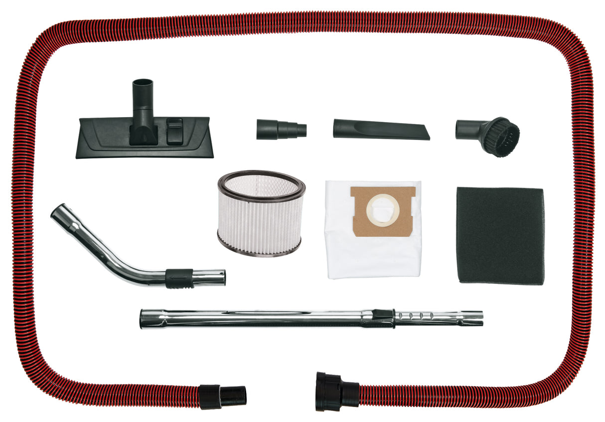 Einhell TE-VC 2025 SACL nedves/száraz porszívó, L porvédelmi osztály, >1 mg/m³ OEL értékű porszemcsékhez, 25 literes rozsdamentes acél tartály, szűrőtisztító rendszer, fúvókákkal és szűrővel együtt