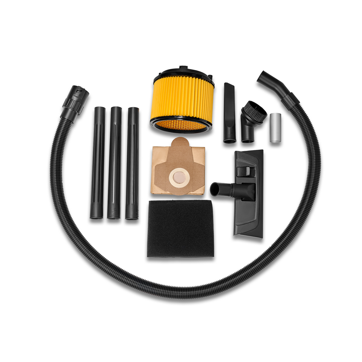 Einhell TC-VC 18/20 Li S-Solo Power X-Change akkus száraz/nedves porszívó (18 V, 20 literes rozsdamentes acél görgők, tartozéktartó különféle szűrőkkel és fúvókákkal, akkumulátor nélkül)