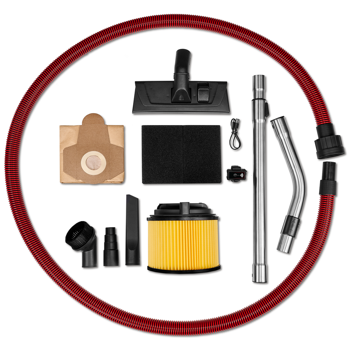 Einhell Professional TP-VC 36/30 S Auto-Solo Power X-Change akkus száraz/nedves porszívó, 36 V, 30 l-es tartály, 150 mbar, automatikus indítás, ECO/BOOST, szűrővel és fúvókákkal, akkumulátor nem tartozék