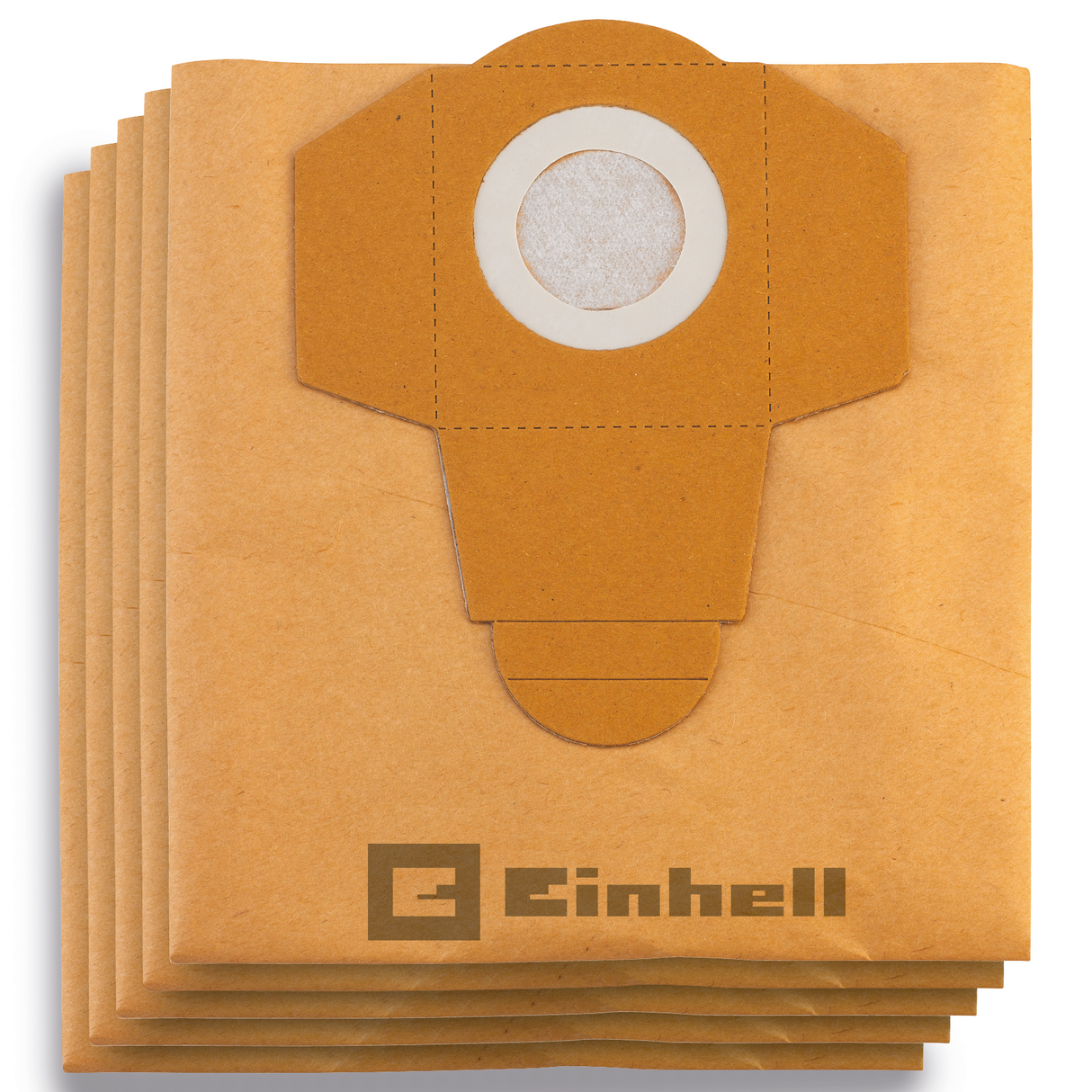 Sac de colectare a prafului original Einhell 20 L (potrivit pentru aspiratoarele umede / uscate Einhell cu recipiente de 15 sau 20 litri, volum 20 L, include 5 saci, din hartie)