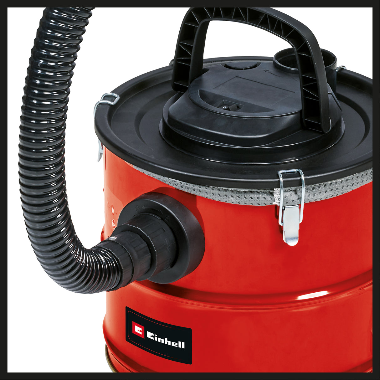Aspirator de cenusa Einhell TC-AV 1718 D, 1.200 W, putere de aspirare 170 mbar, cuva de colectare din otel cu inchidere rapida de 18 l, prefiltru pentru praf fin, cartus filtrant