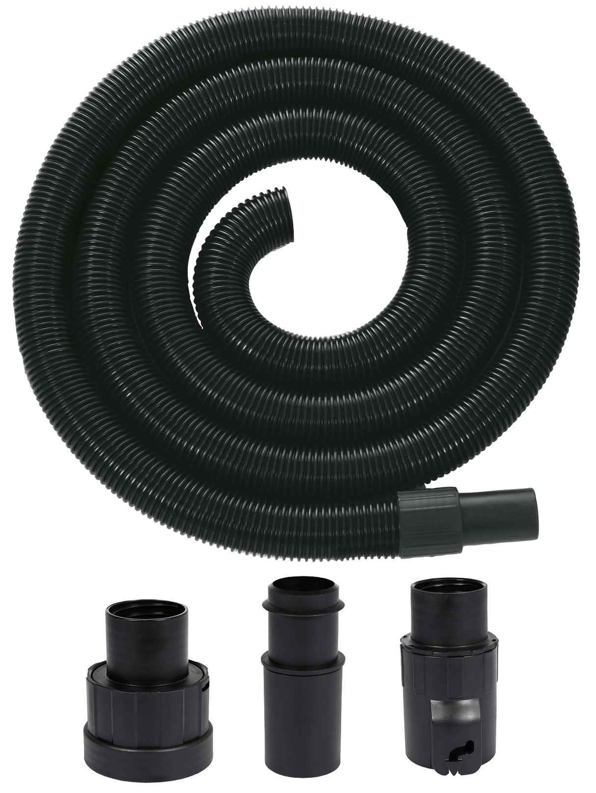 Furtun de aspirare original Einhell pentru aspiratoare umede si uscate, 3 m lungime, incl. adaptor de conectare pentru toate aspiratoarele umede si uscate Einhell, fabricat din plastic dur