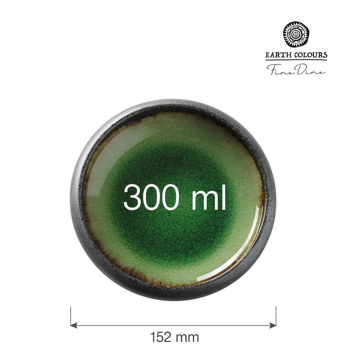 Farfurie Fine Dine Beryllium, pentru supa, diametru 152 mm, portelan, decorat manual