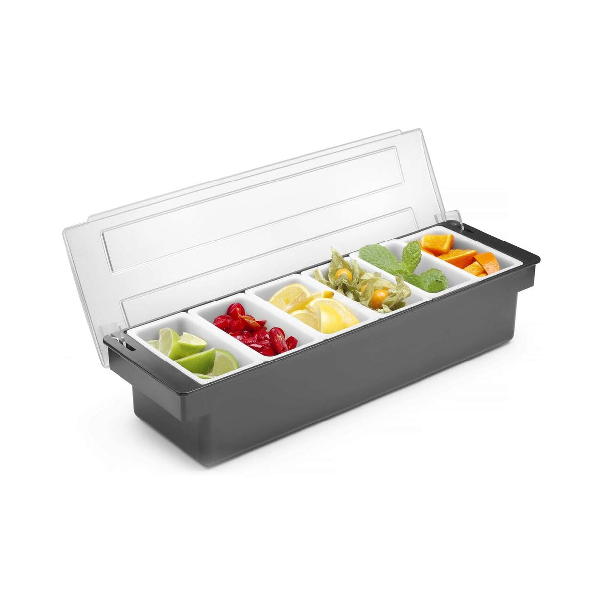 Cutie pentru ingrediente Hendi, 6 recipiente 480x150x(H)100mm