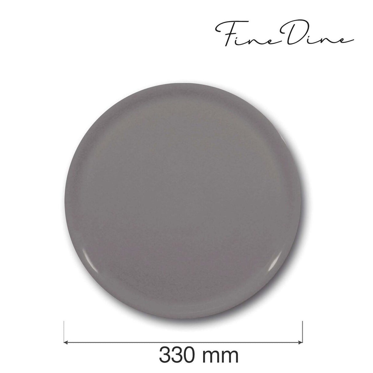 Farfurie pentru pizza speciala gri,Hendi, ø330 mm