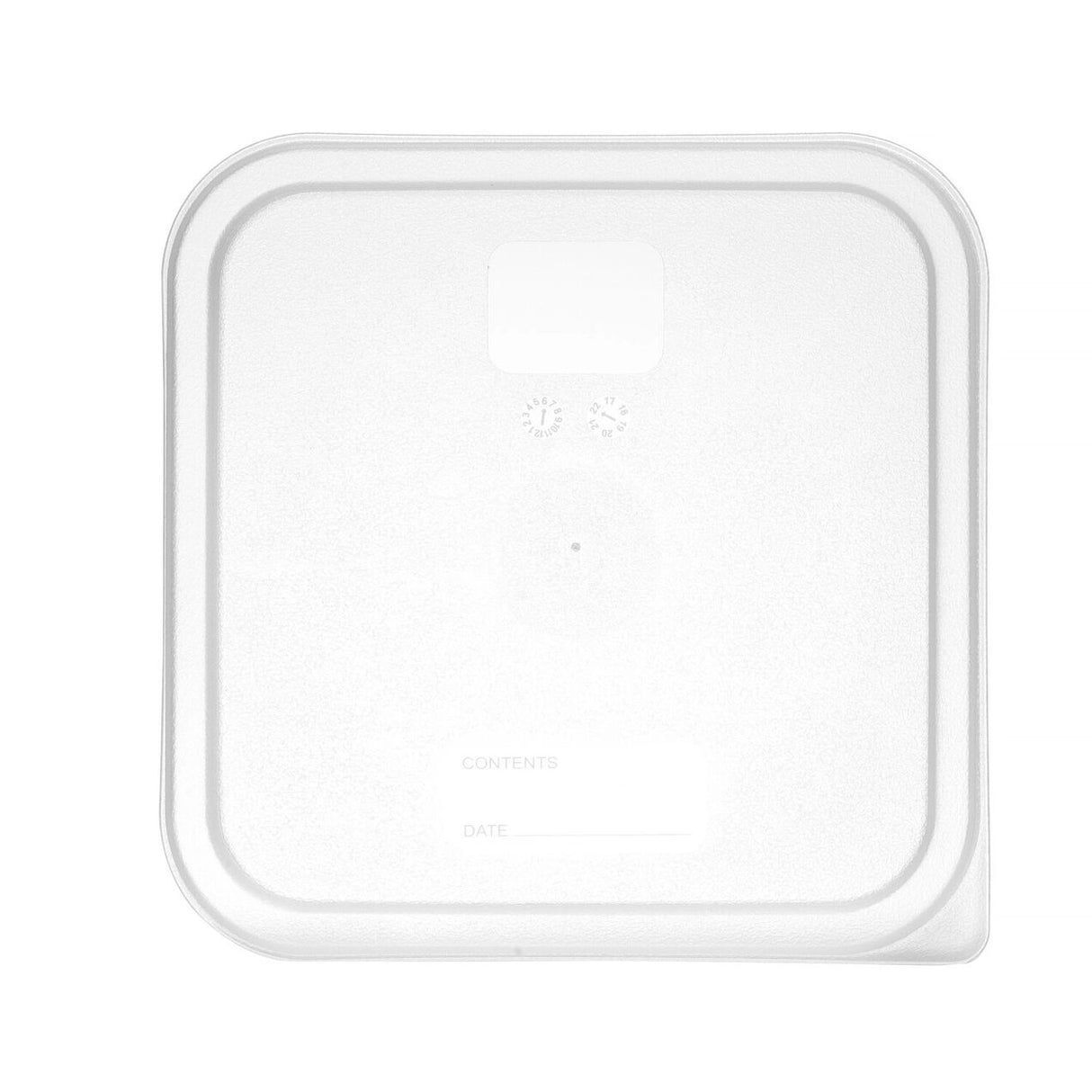 Capac pentru recipient alimentar, HENDI, transparent, 190x190mm 