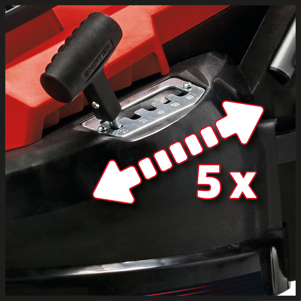 Masina de tuns iarba/gazon electrica Einhell GC-EM 1600/37 (1600W, latime de taiere de 37 cm, pana la 700 m², cos de colectare de 38 l, reglare centrala a inaltimii de taiere cu inaltime de taiere de 20-60 mm