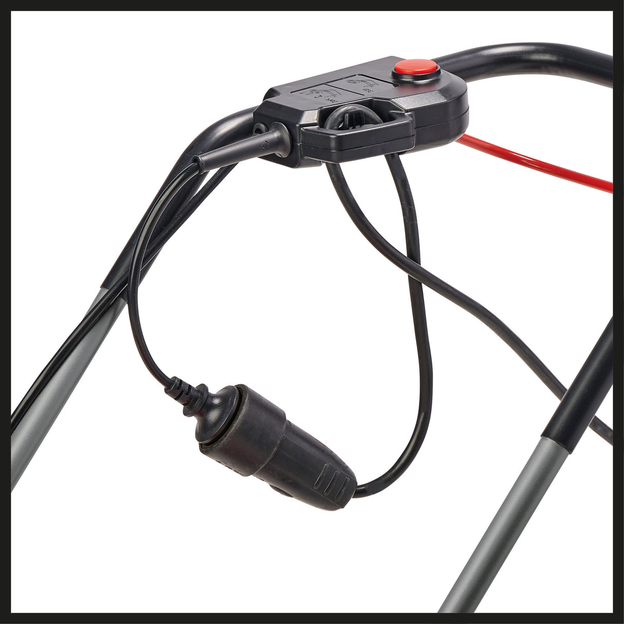 Einhell GC-EM 1800/43 elektromos fűnyíró (1800 W, 43 cm vágási szélesség, akár 800 m², 50 literes fűgyűjtő, központi vágási magasságállítás 20–65 mm vágási magassággal)