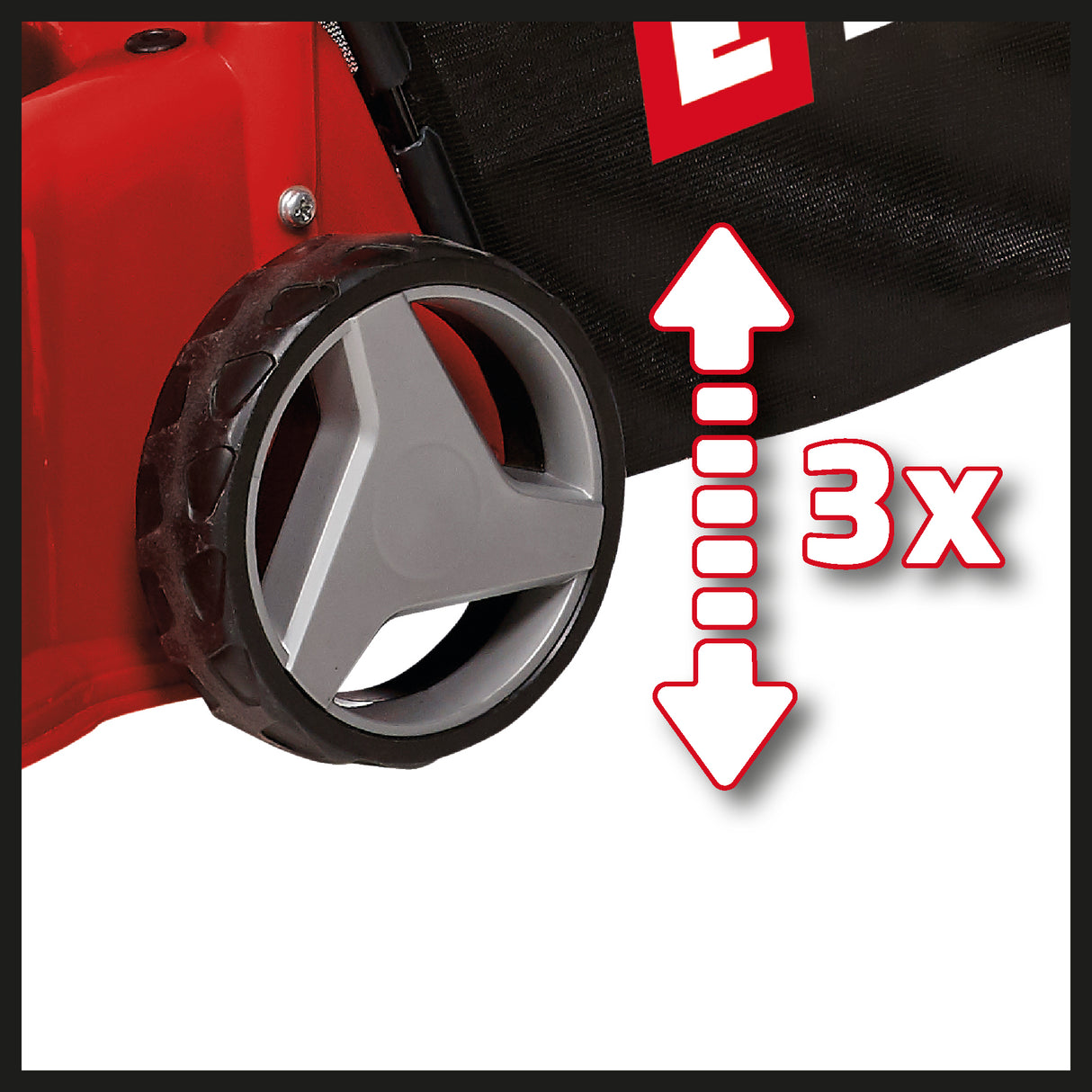 Masina de tuns iarba pe benzina Einhell GC-PM 40/2 (2 kW, 1 cilindru, motor in 4 timpi, cilindree 132 cm³, sac de colectare de 45 L cu indicator de nivel, latime de taiere 40 cm, recomandata pana la 800 m²