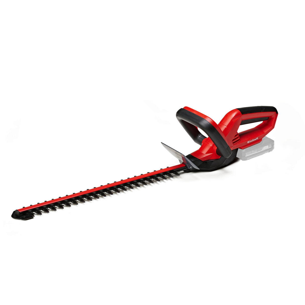 Masina de tuns gard viu pe acumulator Einhell GC-CH 1846 Li-Solo Power X-Change (18 V, lungime de taiere 46 cm, distanta intre dinti 15 mm, maner ergonomic, fara acumulator