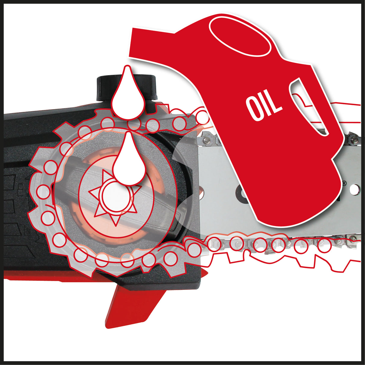 Fierastrau electric telescopic cu acumulator Einhell GE-LC 18 Li T-Solo, maner telescopic si auxiliar, sabie si lant Oregon, FARA acumulator si incarcator interschimbabile