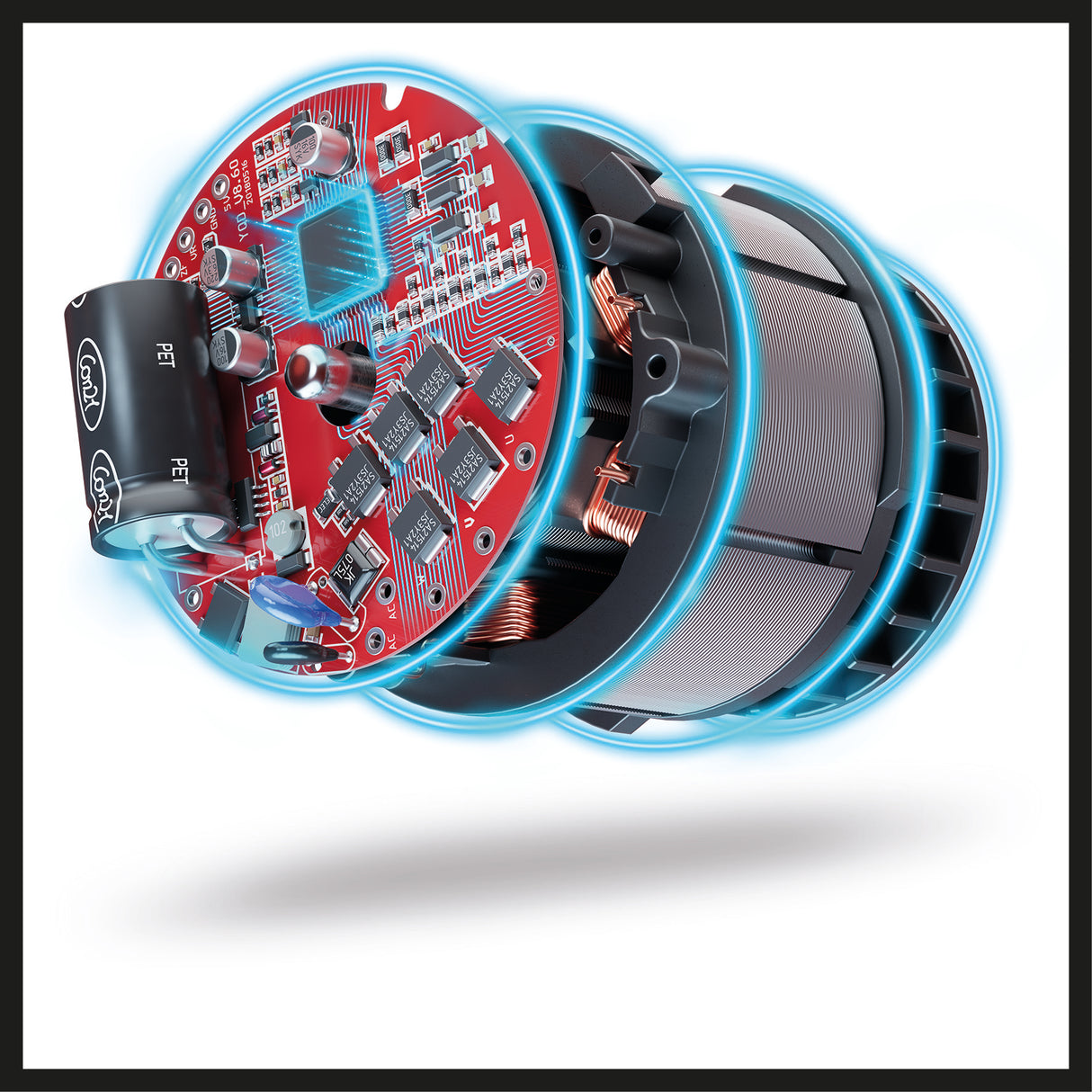 Foarfeca pentru gard viu fara fir Einhell Professional GP-CH 18/61 Li BL-Solo Power X-Change (18 V, fara perii, lungime de taiere 61 cm, sistem anti-blocare, cu husa, fara acumulator)