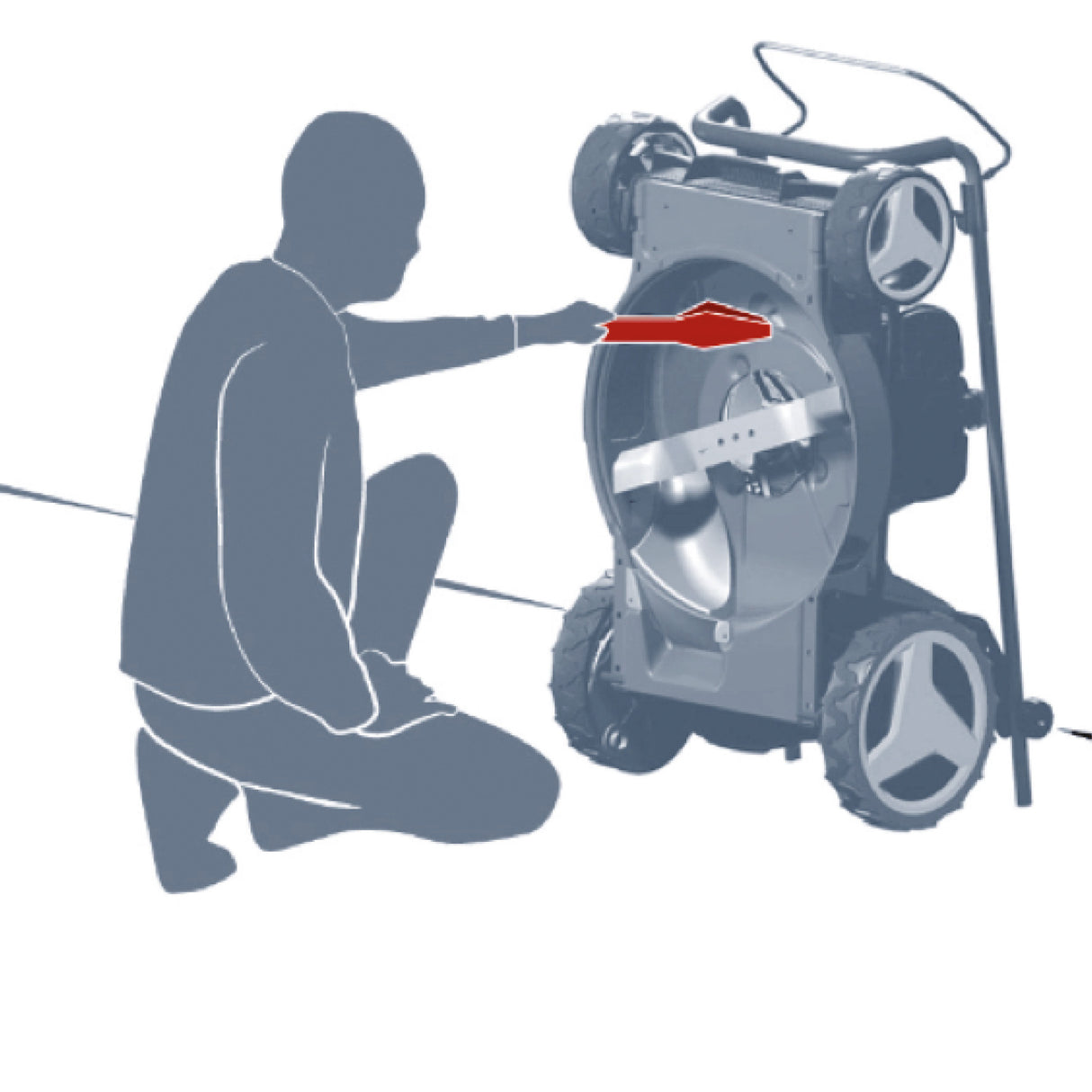 Masina de tuns iarba pe acumulator Einhell Professional GP-CM 36/47 S HW Li Kit Power X-Change, 36 V, latime de taiere 47 cm, 700 m², autopropulsata, motor fara perii, functie de mulcire, incl. 4x baterii de 4,0 Ah, 2x baterii TwinChar