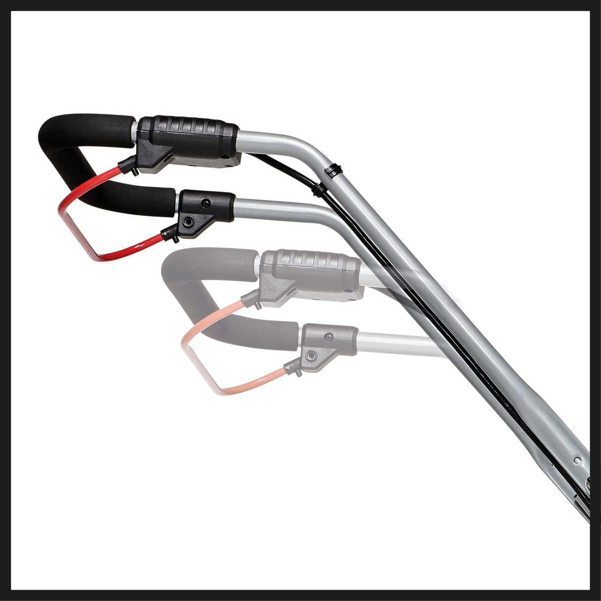 Masina de tuns iarba/gazon pe acumulator Einhell GE-CM 36/33 Li (2x2.5Ah PXC (li-ion, pana la 250m², reglare centrala a inaltimii de taiere pe 5 niveluri, 2 baterii reincarcabile x2.5Ah + 2 incarcatoare