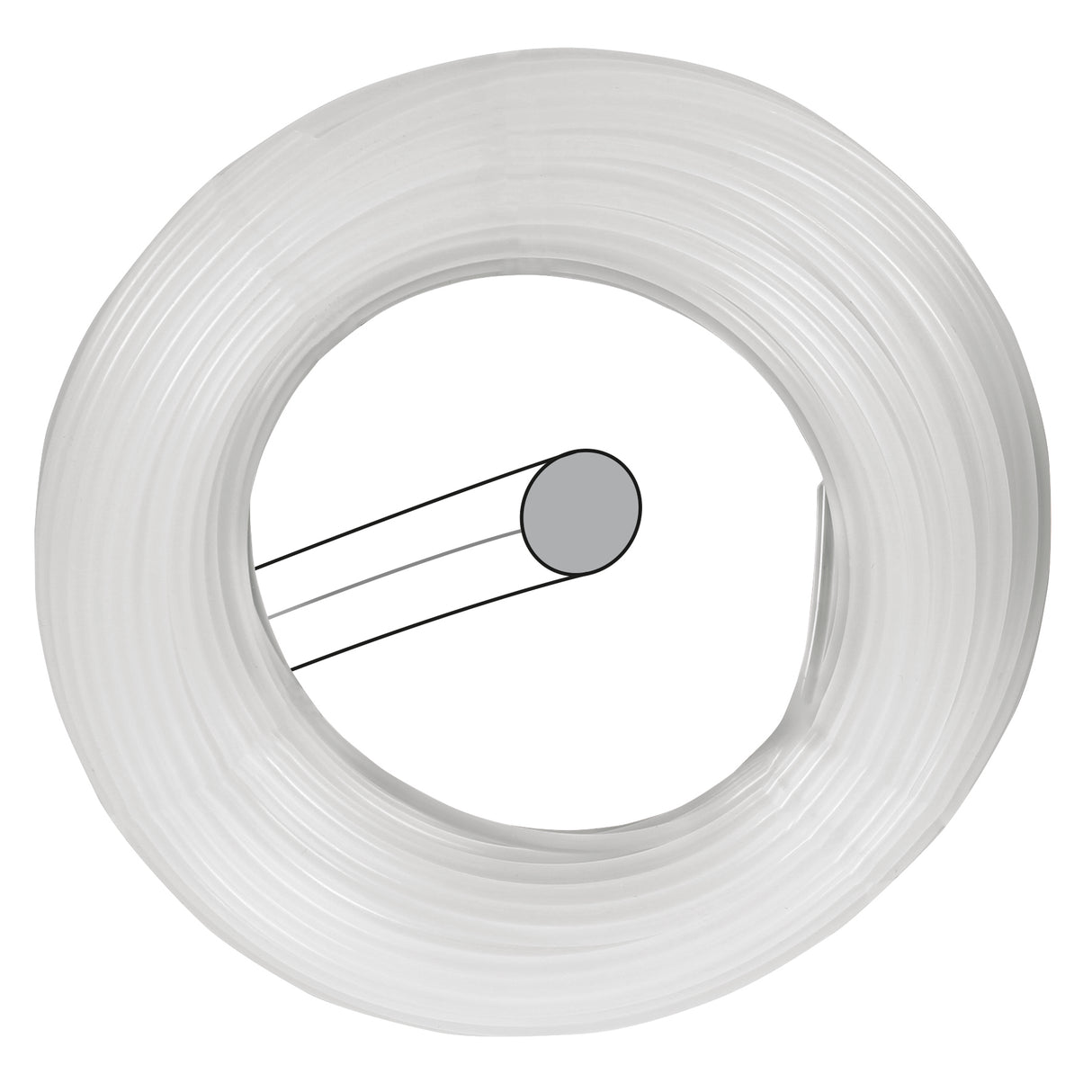 Fir de schimb original Einhell Basic Line 2.0 pentru masini de tuns iarba si motocoase, fir rotund, grosime 2,0 mm, lungime 15 m, universal, usor de infasurat